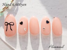 プラスネイル 自由が丘店(PLUS NAIL)/【2894】リボンネイル