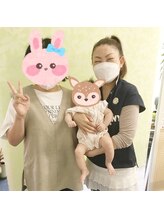 かおりビューティサロン/産後ママさんと一緒の写真