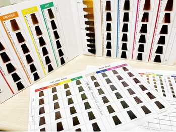 ブリューテ(Bluete)/お渡し資料!ヘアカラーチャート