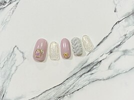 サンプルデザイン/ニットネイル