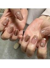 苑琳爪工(erin nail)/ミラーニュアンスネイル