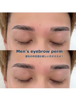 プペ(Pupe)/men’s eyebrow&eyebrow perm