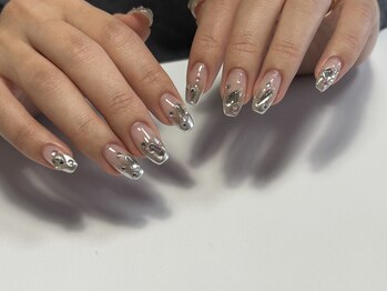 エル(ELU)/ミラー×ビジュー