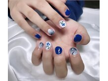 ハズグラスネイル(Haze Grass nail)/バラネイル