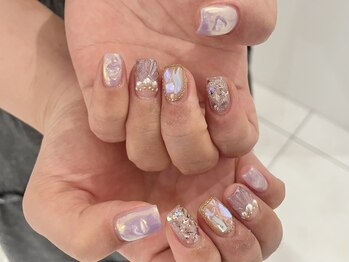 プラス ファースト(Plus 1st)/シェルネイル　by ninomiya