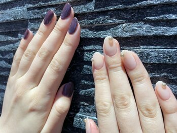 ボージュ バイ ルアナネイル(BeauJu by Luana Nail)/マグネット×金の玉