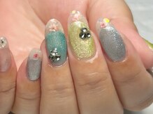 ジェミーネイル(JeMY nail)/〈オフ込み〉すりガラスフレンチ