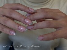 ハイネイル 池袋(Hi nail)/上品なガラスフレンチ
