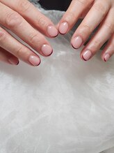 ネイルルームスリー(nailloomno.3)/ショート　フレンチ