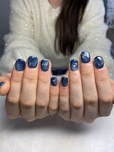 名古屋巻き爪専門Pro/マグネット+ギャラクシーネイル
