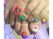 サニーサイドアップ ネイル(Sunny SideUp nail)/メキシカンtile アート