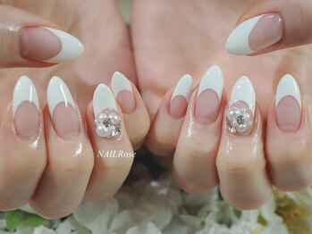 ネイルローズ(NAIL Rose)/シンプルフレンチ¥7990→¥6990