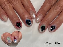 ローザネイル(Rosa Nail)/ライブ仕様推し活ネイル