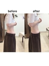 ジョワイユ(Joyeux)/腸の位置でお腹は変わる