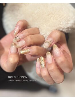 シームリーネイル(Seemly Nail)/持ち込み◆リボンネイル