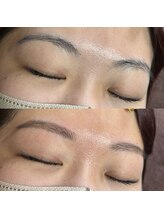 エナ(ena)/アイブロウ×毛量調整部分