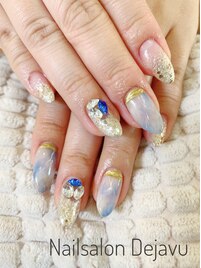 タイダイ風のニュアンスネイル★