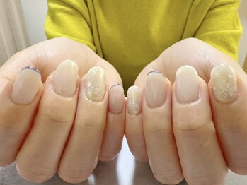 ディースタイル ネイルスタジオ(d-style)/ちょいこだわりシンプル