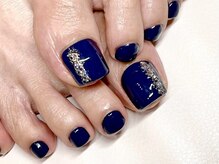 モーヴネイル(mauve.nail)/フット ワンカラー＋ミニアート