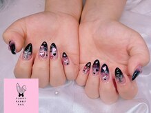 フラッフィーラビットネイル(fluffy rabbit nail)/量産型 地雷系 &nbsp;ハート ピンク