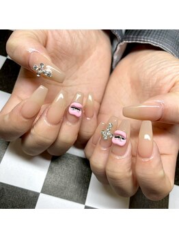 モレリア 心斎橋店(morelia)の写真/【個性派ネイルはお任せ！】最新トレンドdesignを提供♪大人気パラジェル取扱♪120分アートやり放題¥8980