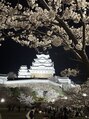 ボヌール 三宮店&nbsp;姫路城のライトアップ。お城や遺跡を見に行くのも好きです♪