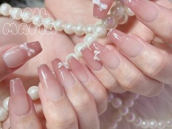 ネイルマフィア 新宿(NAIL MAFIA)の写真/《初回オフ無料ラメグラ・ワンカラー¥5500》技術・雰囲気◎フィルイン技術でモチの良いジェルを♪