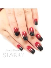スターリー(STARRY)/赤×黒　グラデーション