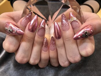 エスフィーネイルサロン ブリーユ(Esfy nailsalon Brille)/ミラーフレンチ