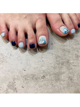 エム(em)/ブルーFOOTネイル