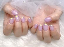 ラッキーネイル(lucky nail)/オーロラフレンチ