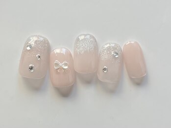 ユノ フィオーレ(Juno fiore)/リボンマグネットネイル