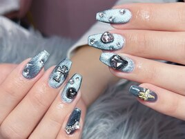 冬のキラキラストーンマグネット