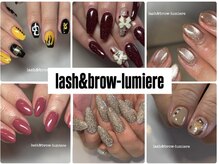 リュミエール(lash&brow lumiere)/ジェルネイル/長さだしOK/ネイル