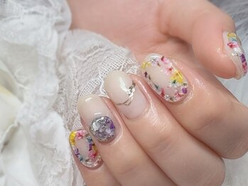 エムシーベル(m.c bell)/押し花ネイル☆