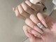 nail salon LOEN四条烏丸 フィルイン/ワンカラー/ワンホンネイル/長さだし/持ち込みの写真/【大人気!長さ出しメニュー☆】SNSでトレンドの韓国/ワンホン/リボンネイルも◎パーツ・カラーも種類豊富!