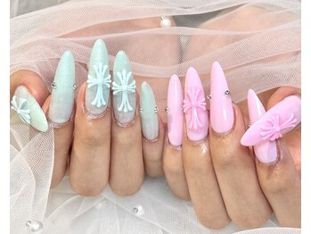 リュティーネイル(Reauty nail)の写真/【持ち込みOK◎】技術力に自信あり◎繊細な長さ出しもトップレベルの仕上がり&モチ♪トレンド対応