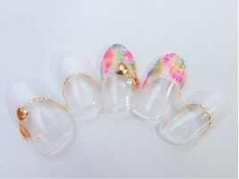 【6990】カラフルツイード風