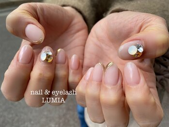 ネイル&アイラッシュ ルミア(Nail & Eyelash LUMIA)/ストーンネイル