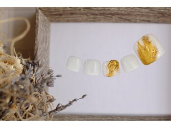 ファストネイル 府中ル・シーニュ店(FAST NAIL)/フット　ミラーネイル【11696】