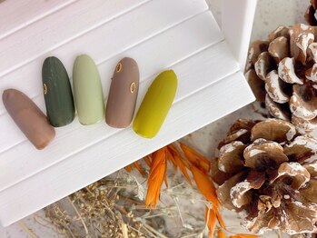 ネイルサロン&スクール ジーナ(GINA)/くすみカラーネイル