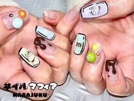 バレンタイン/コミックネイル