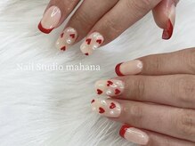 マハナ(mahana)/バレンタインネイル
