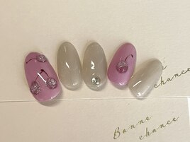 さくらんぼネイル
