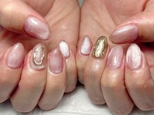 ブリスフルハピネス(Blissful happiness)/マグネットとうねうねネイル