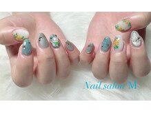 ネイルサロン M/持ち込みデザイン　8640円