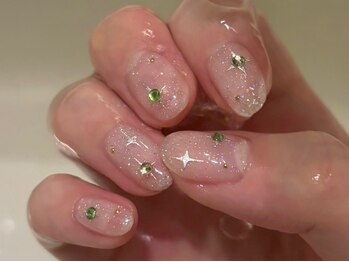 ネイルメゾン 渋谷店(NAIL MAISON)の写真/【4800円 クリアコース】大好評！クリアネイルがお得に楽しめる♪お爪の短い方にも◎[渋谷/パラジェル]