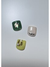 【nail salon yun】パラジェル/フィルイン【3/1 NEW OPEN（予定）】/【3月】FOOT定額 デザインコース