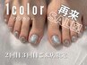 【来店3回目まで】FOOTワンカラーorラメグラ[フットネイル]8,030→