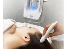 エピファクトリー/施術風景　ヘッド水素洗浄